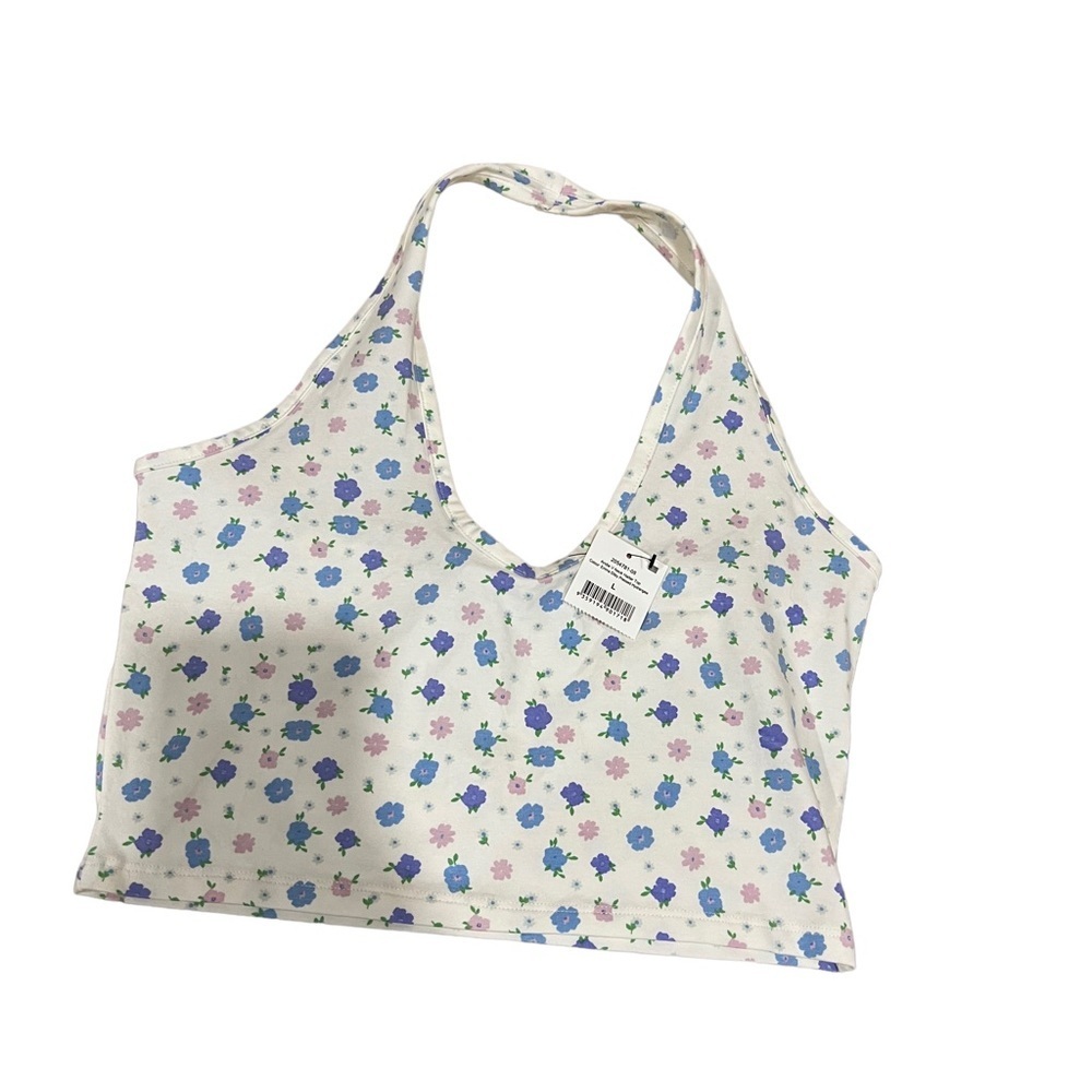 𝅺COTTON On large halter top / NWT - made with 30% recycled cotton